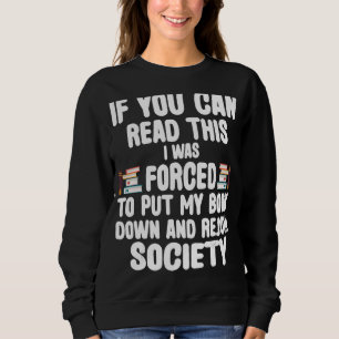 Read Books  Bookworm Bookaholic Book Geek Reader Sweatshirt