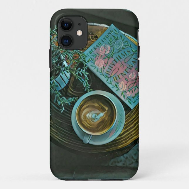 Read Books, Drink Coffee Case-Mate iPhone Case (Back)