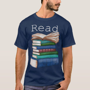 Read Books Librarian Book Lover Bookworm T-Shirt