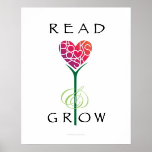 Read Books Lover's Heart® Poster