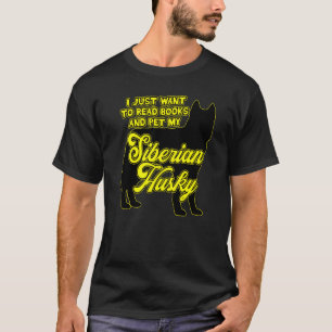 Read Books My Siberian Husky Doggy T-Shirt