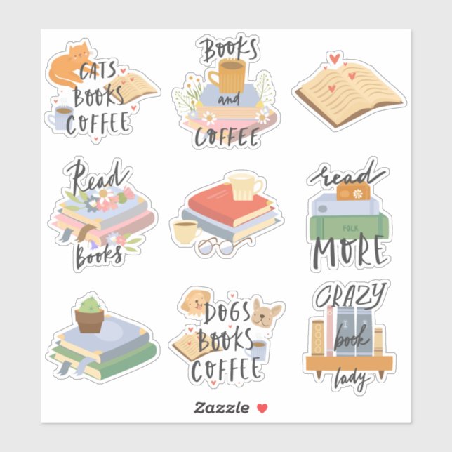 Read Books Sticker (Sheet)
