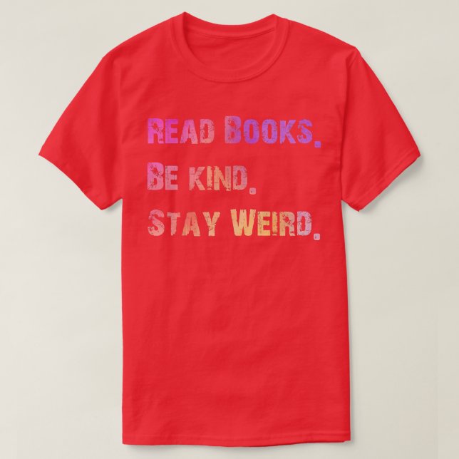 Read Books T-Shirt (Design Front)