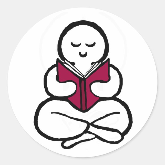 Read Classic Round Sticker (Front)