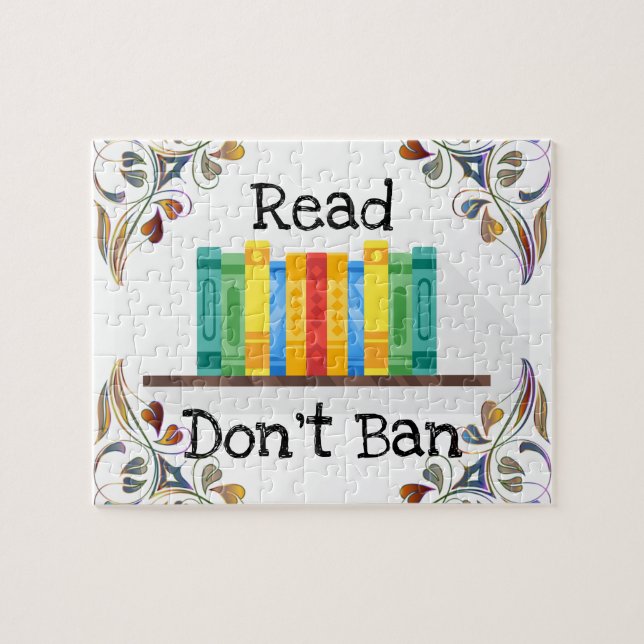 Read Don't Ban Puzzle (Horizontal)