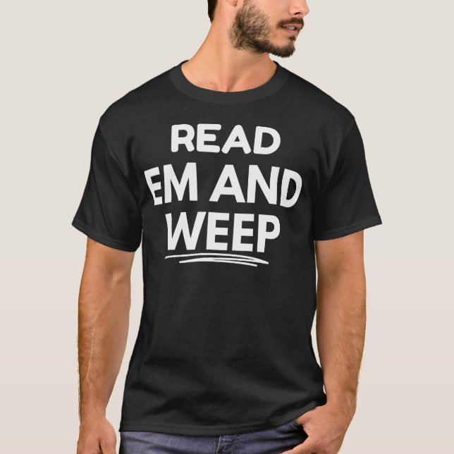 Read 'Em And T-Shirt (Front)
