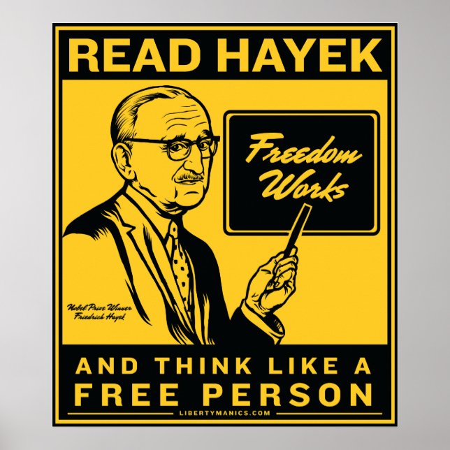 Read Hayek Poster (Front)