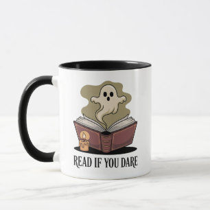 Read If You Dare Cosy Bookish Ghost Mug