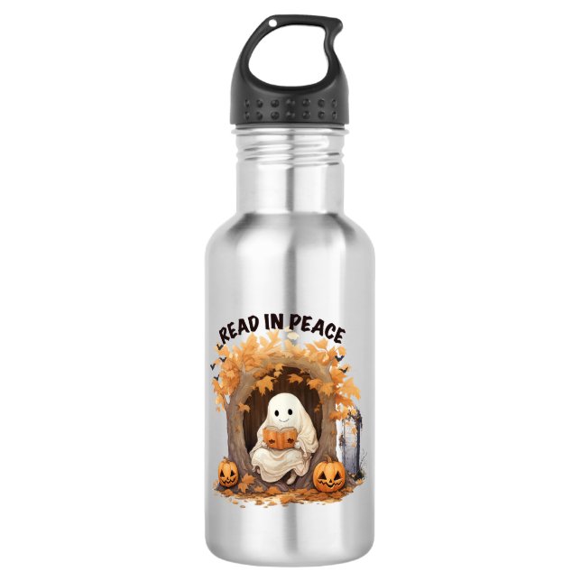 Read in Peace Boo Ghost 710 Ml Water Bottle (Front)