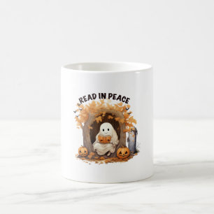 Read in Peace Boo Ghost Coffee Mug