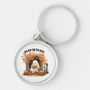 Read in Peace Boo Ghost Key Ring