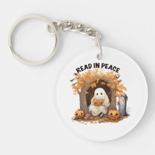 Read in Peace Boo Ghost Key Ring