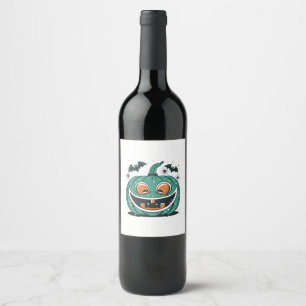 Read in Peace Boo Ghost Wine Label
