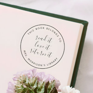 Read It Love It Return It This Book Belongs To Self-inking Stamp