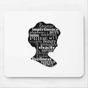 Read Jane Austen Cameo Mouse Pad
