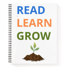 Read, Learn, Grow Notebook