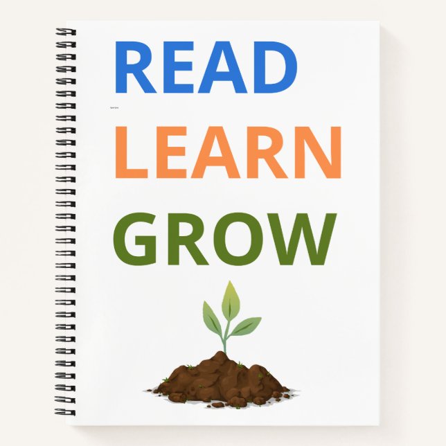 Read, Learn, Grow Notebook (Front)