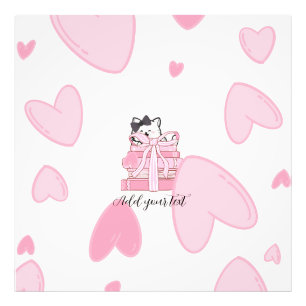 Read • Love • Display – Cat & Book Photo Enlargeme