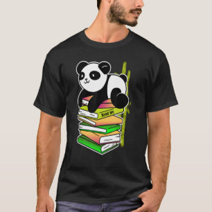 read me panda teaching reading learning bamboo T-Shirt