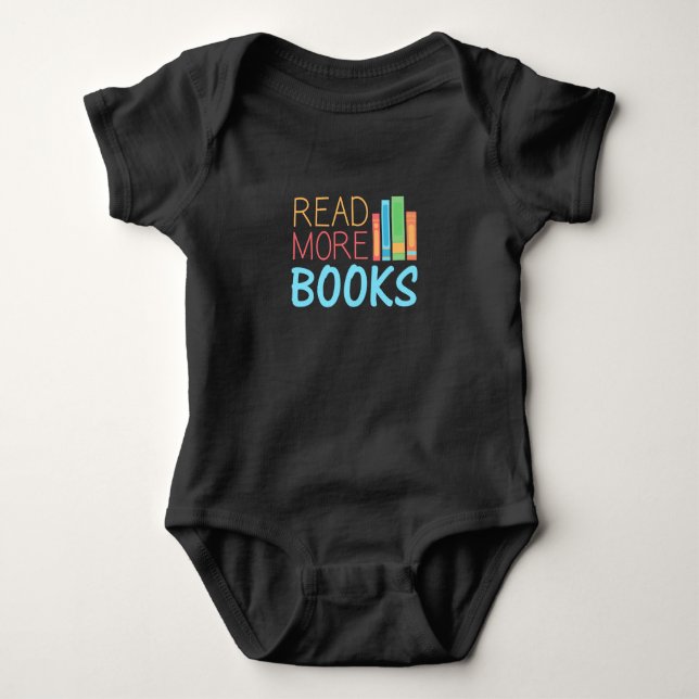 Read More Books Baby Bodysuit (Front)