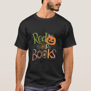 Read More Books Cute Dog Lover Halloween T Shirt