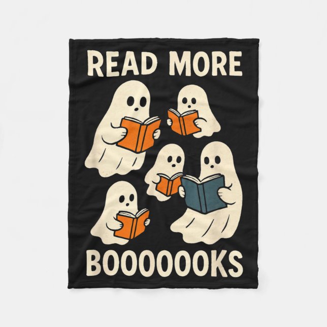 Read more books  fleece blanket (Front)