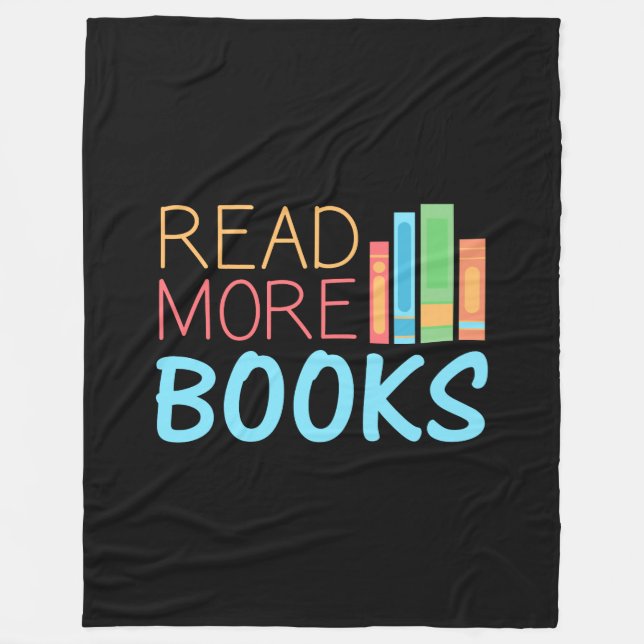 Read More Books Fleece Blanket (Front)