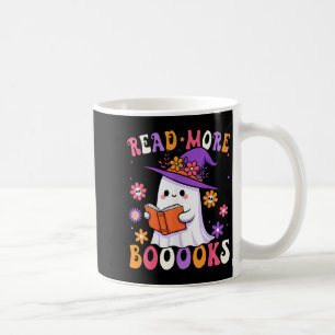 Read More Books Ghost Reading Book Funny Teacher H Coffee Mug