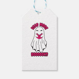 Read more Books Halloween Ghost Pink Gift Tags