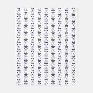 Read more Books Halloween Ghost Purple Fleece Blanket