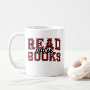 Read More Books Maroon Varsity Readers Bookworm Coffee Mug