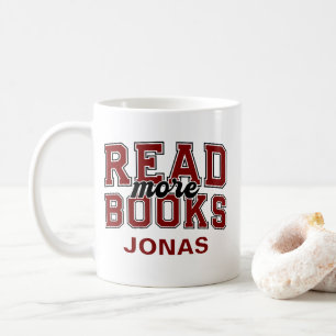 Read More Books Maroon Varsity Readers Bookworm Coffee Mug