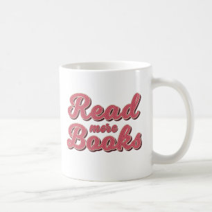 Read More Books Retro Book Lover Coffee Mug