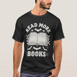 Read More Books Retro Halloween Book Lover T-Shirt