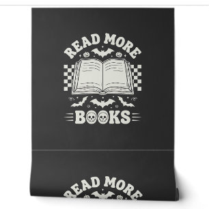 Read More Books Retro Halloween Book Lover Wallpaper