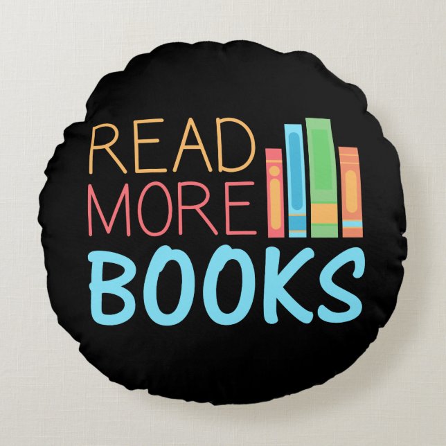 Read More Books Round Cushion (Front)