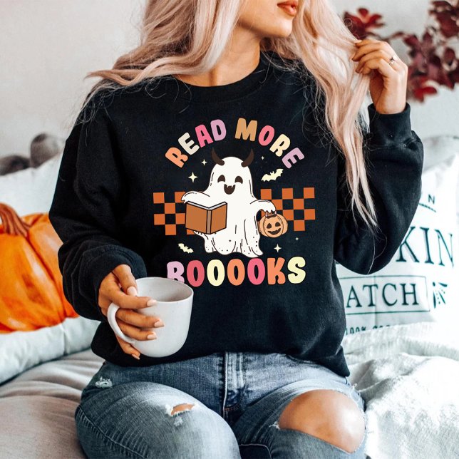 Read More Books Spooky Halloween | English teacher Sweatshirt (Read More Books Spooky Halloween Sweatshirt | English teacher Sweatshirt)