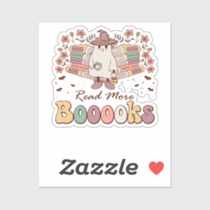 Read more booooks Retro Groovy Halloween