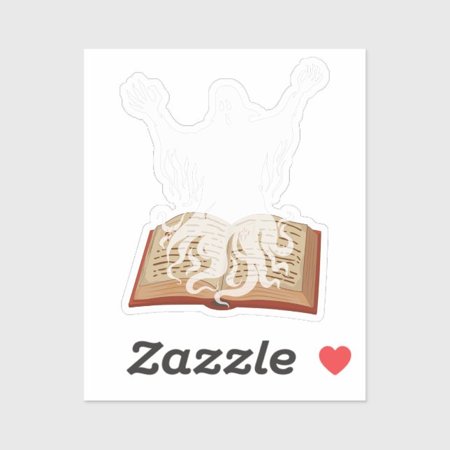 Read More Boooooks Ghost Book Halloween (Sheet)
