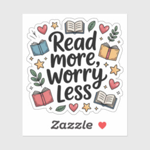 Read More Worry Less Doodle Book Lover