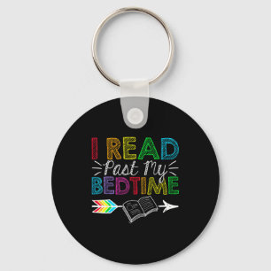 Read past bedtime reading enthusiasts bookish key ring