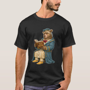 Read Past Bedtime Sleepy Bear Bookworm T-Shirt