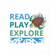 Read • Play • Explore Ocean Adventures Poster