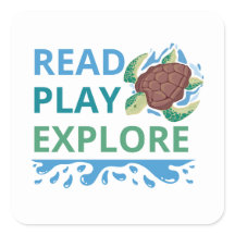 Read Play Explore Reading Sticker for Kids | Book