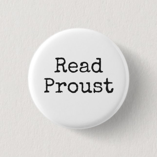 Read Proust 3 Cm Round Badge (Front)