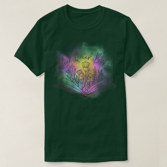 Read Queer Books T-Shirt (Design Front)