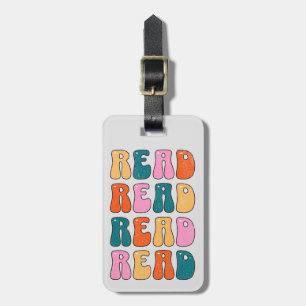 Read Read Read Read Luggage Tag