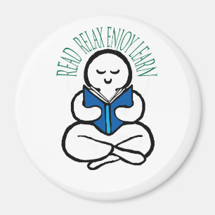 Read Relax Enjoy Learn Magnet