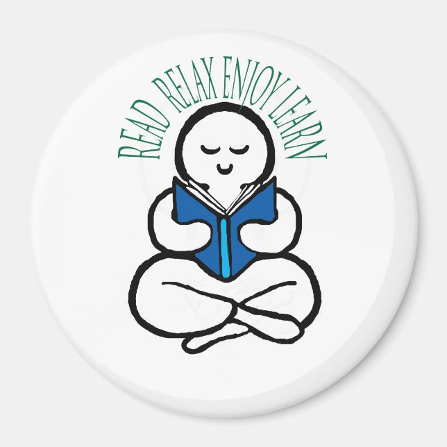 Read Relax Enjoy Learn Magnet (Front)