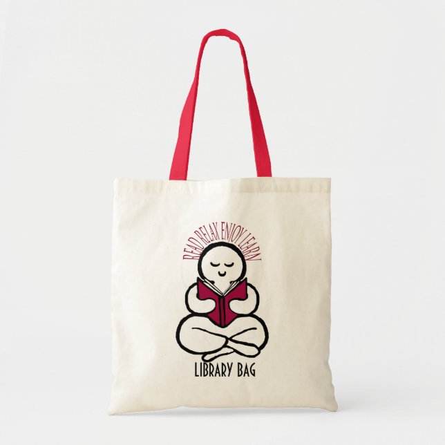 Read Relax Enjoy Learn Tote Bag (Front)